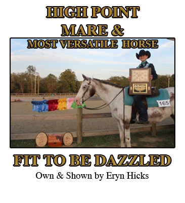 Most Versatile Horse & High Point Mare